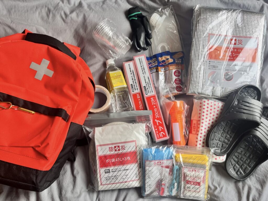防災リュックの中身