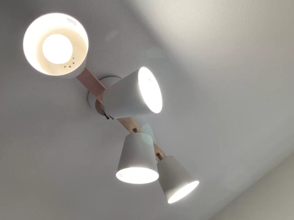 自然光のライトのお色