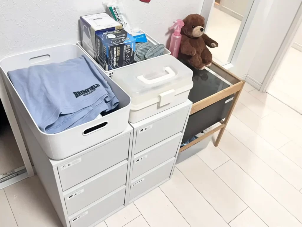 すっきり快適になった収納の写真