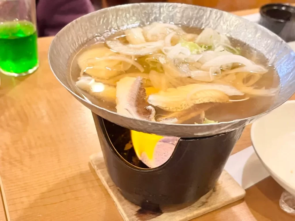 鯛のしゃぶしゃぶの写真