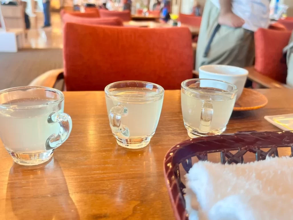ウエルカムドリンクの写真