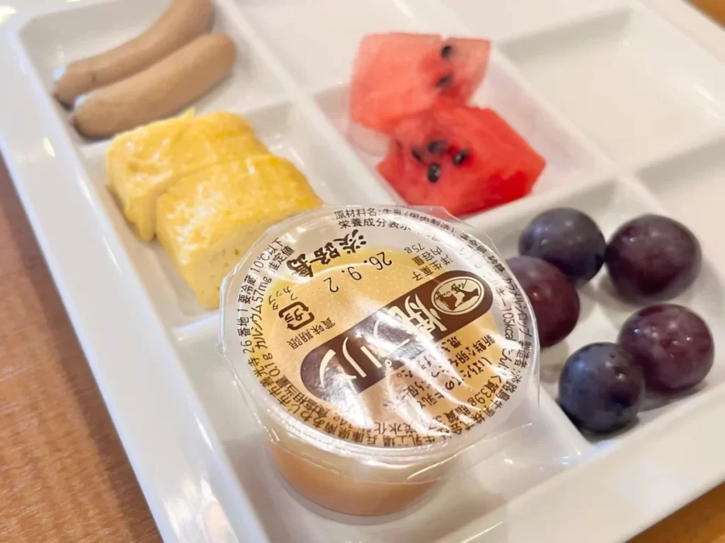 朝ごはんのビュッフェ