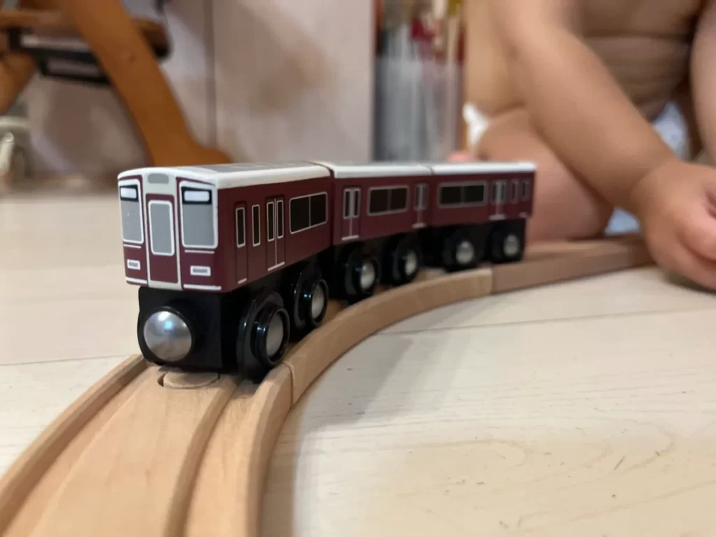 モクトレインの阪急電車の写真